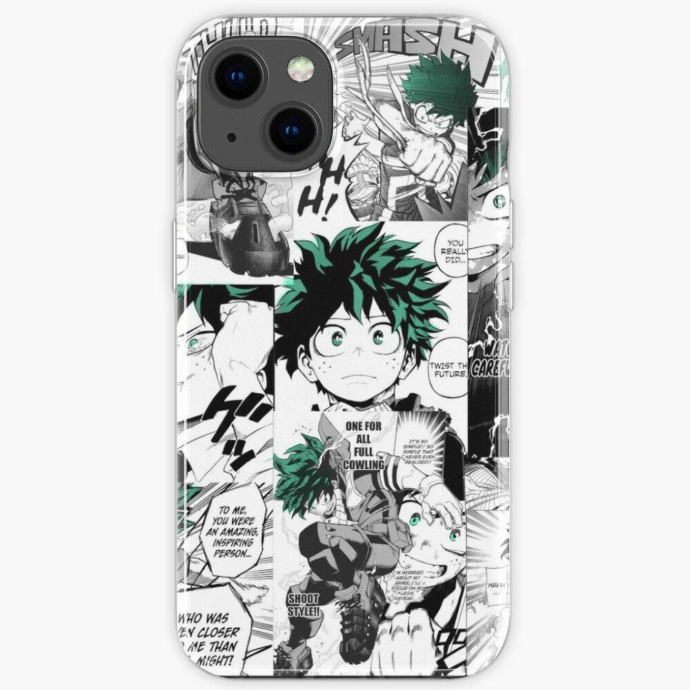 Hero Anime Deku Manga Collage Iphone Case